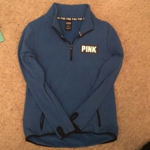 Blue Cotton pink Victoria’s Secret pullover